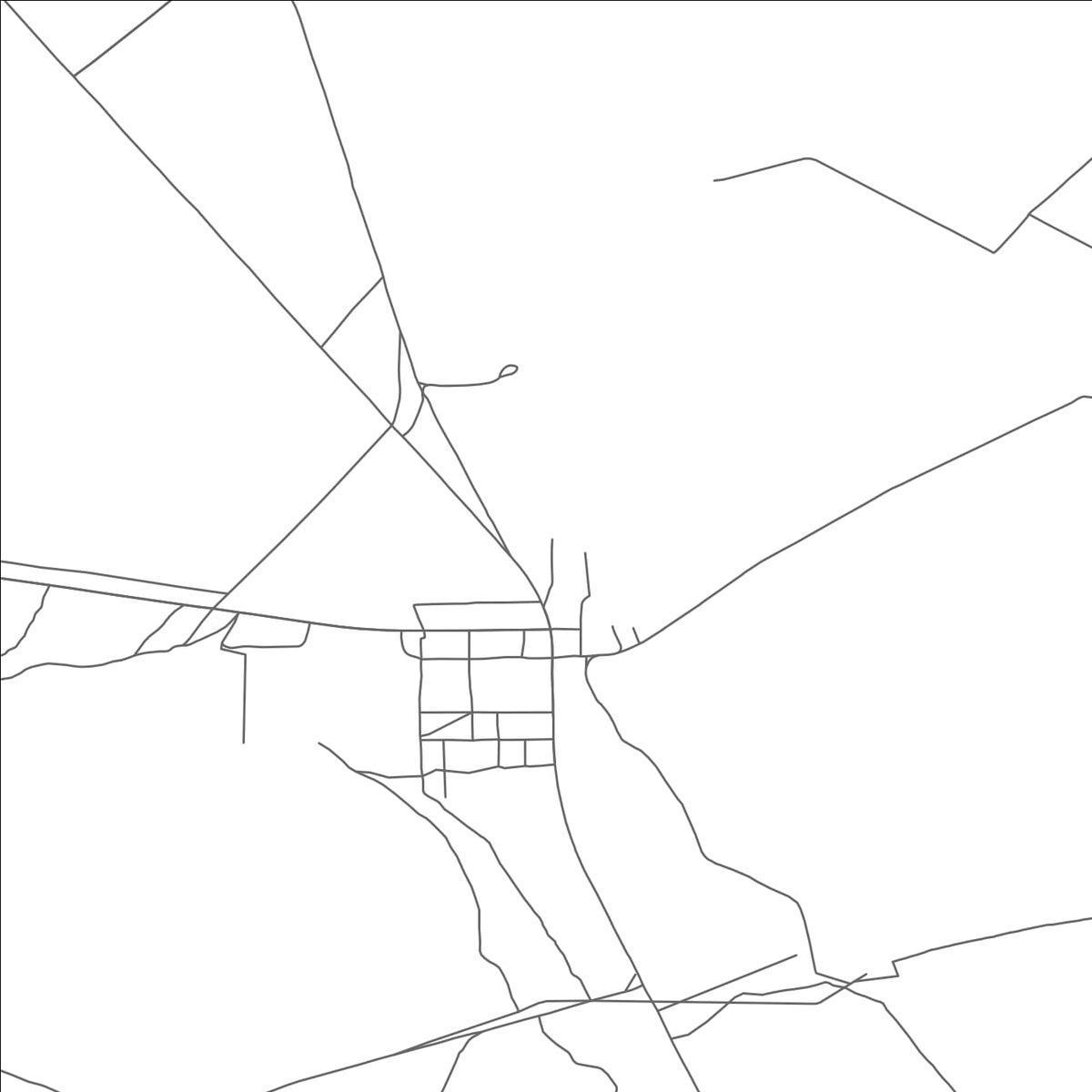 ROAD MAP OF BAKER, NEVADA BY MAPBAKES