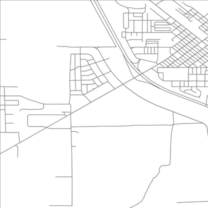 ROAD MAP OF BATTLE MOUNTAIN, NEVADA BY MAPBAKES