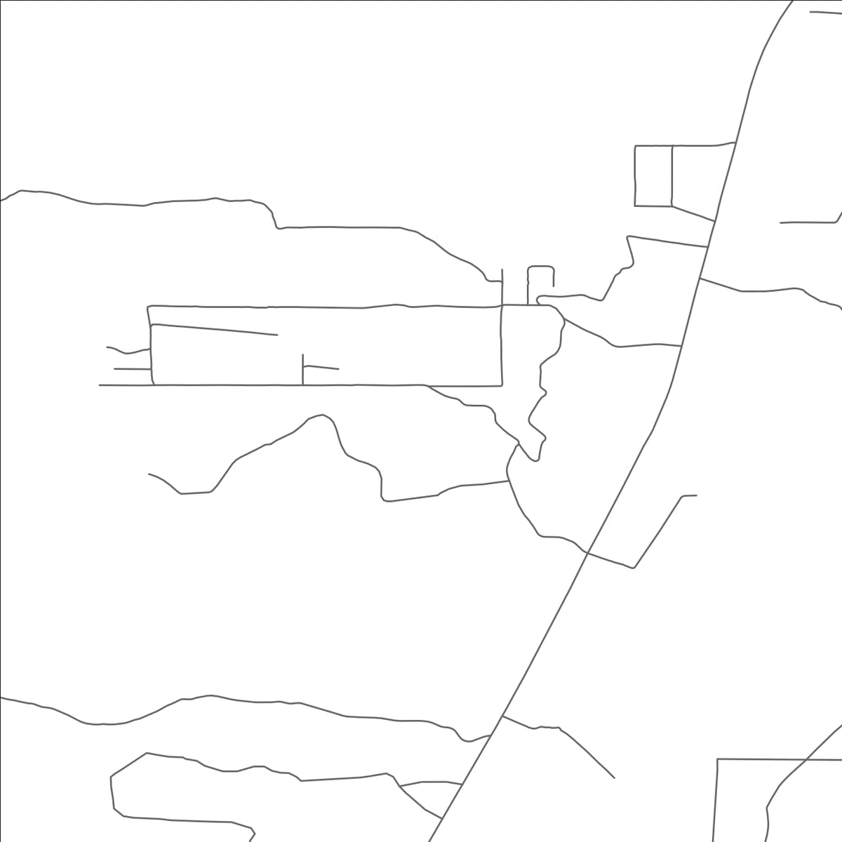 ROAD MAP OF BENNETT SPRINGS, NEVADA BY MAPBAKES