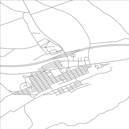 ROAD MAP OF CARLIN, NEVADA BY MAPBAKES
