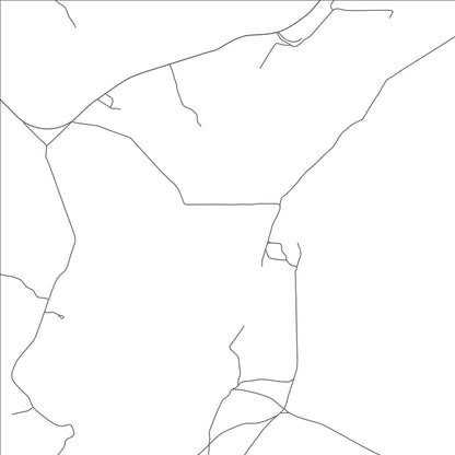 ROAD MAP OF DRY VALLEY, NEVADA BY MAPBAKES