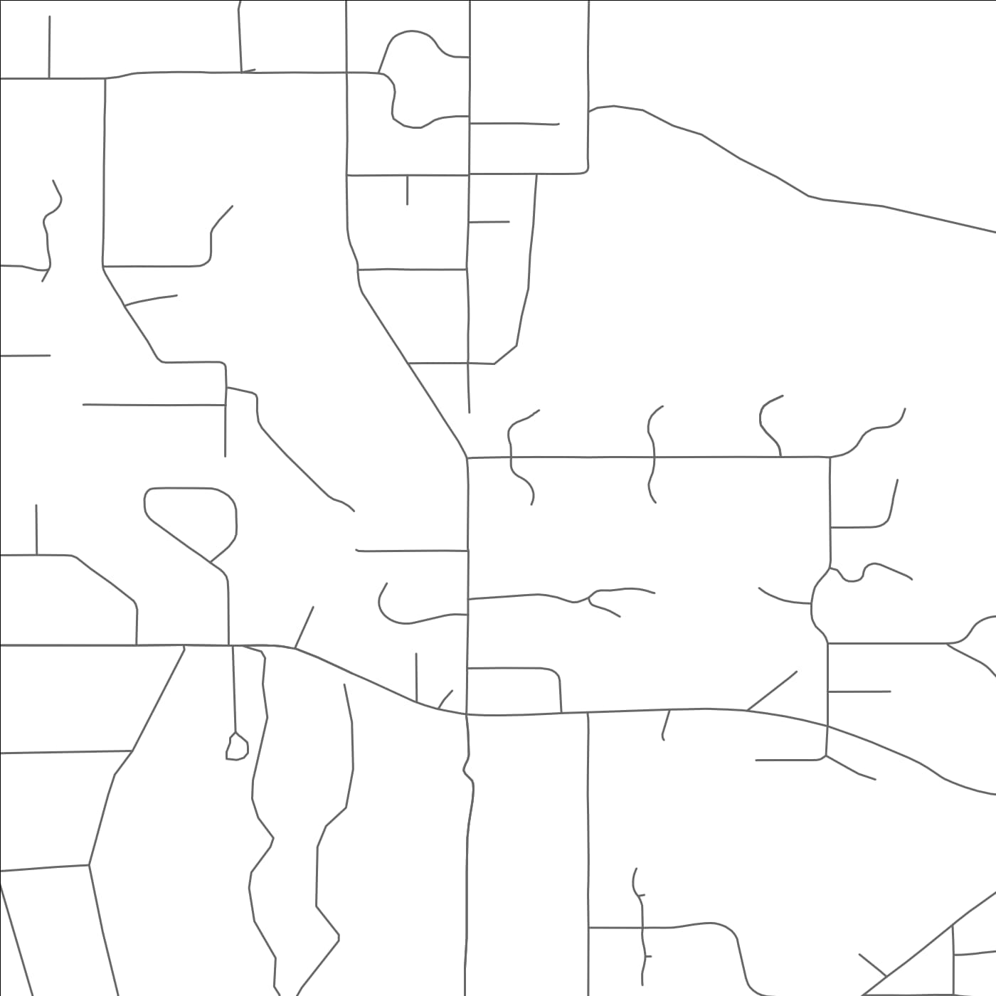 ROAD MAP OF EAST VALLEY, NEVADA BY MAPBAKES