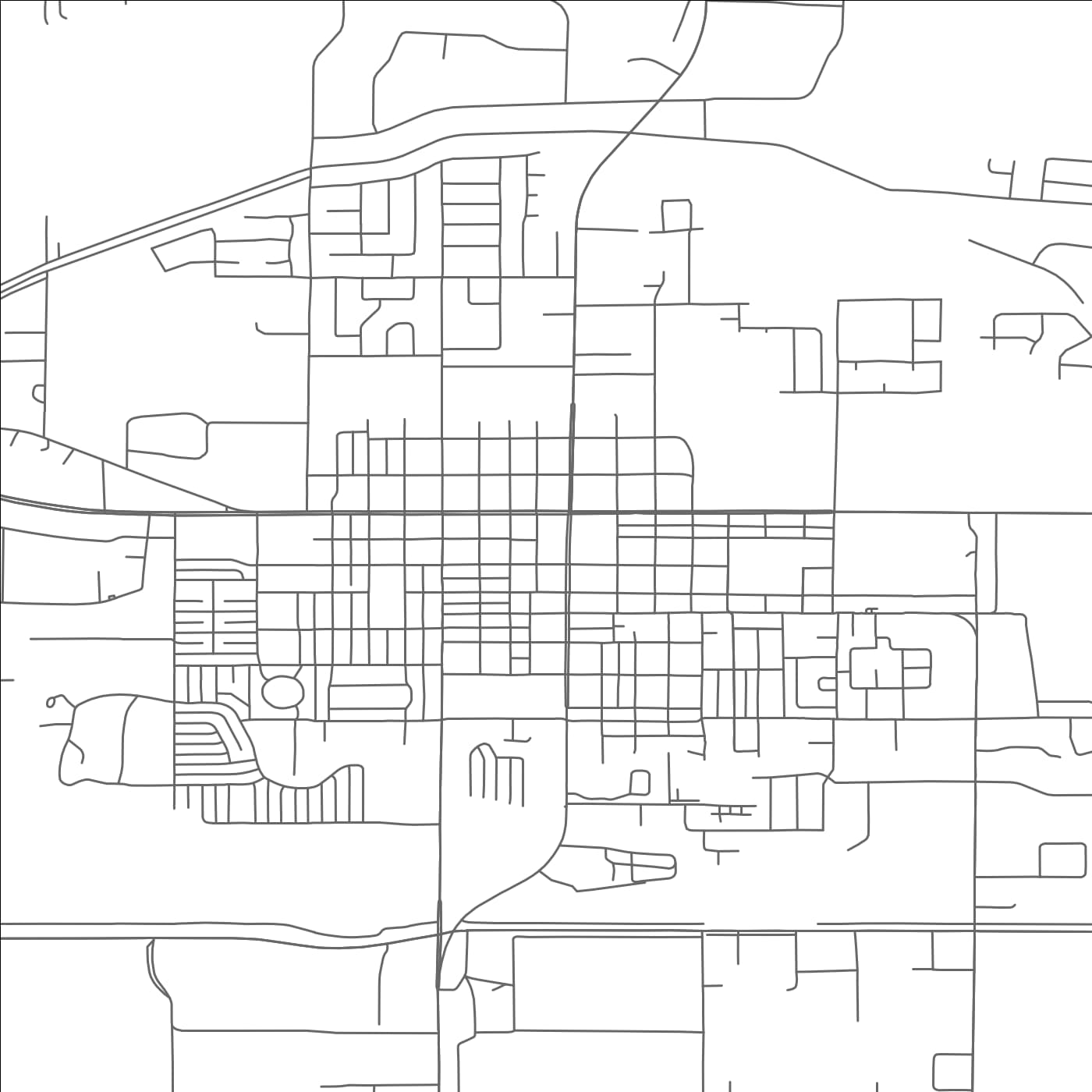 ROAD MAP OF FALLON, NEVADA BY MAPBAKES