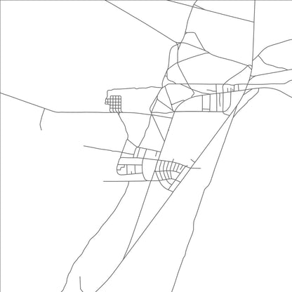ROAD MAP OF GABBS, NEVADA BY MAPBAKES