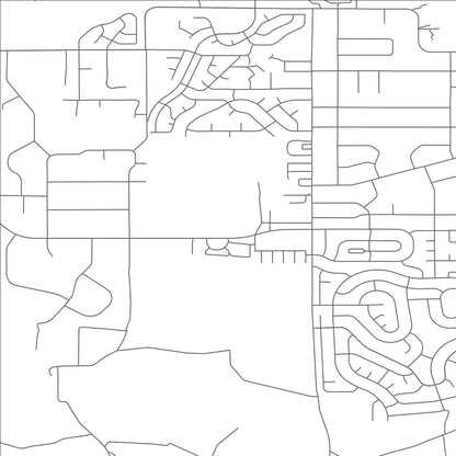 ROAD MAP OF GARDNERVILLE RANCHOS, NEVADA BY MAPBAKES