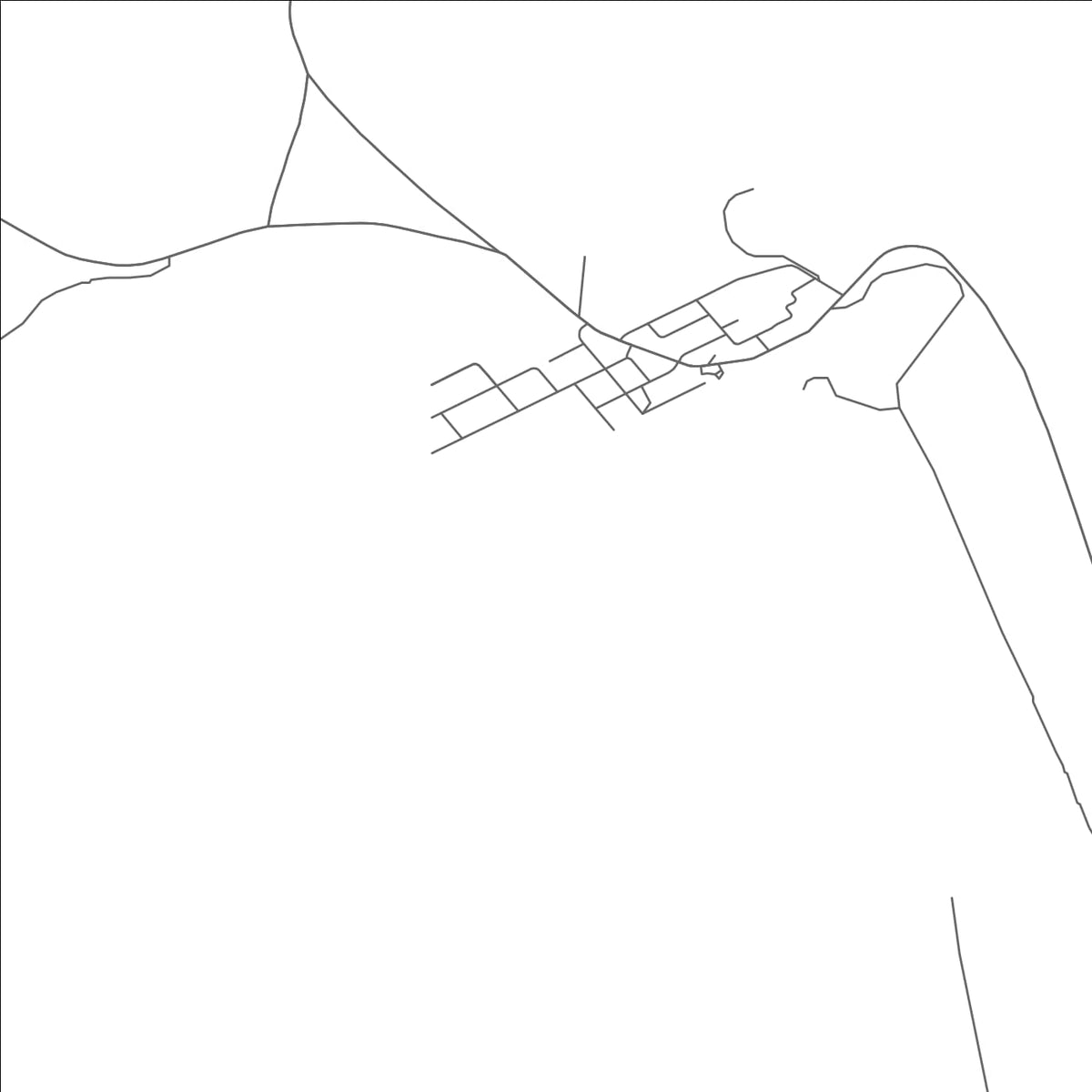 ROAD MAP OF GERLACH, NEVADA BY MAPBAKES
