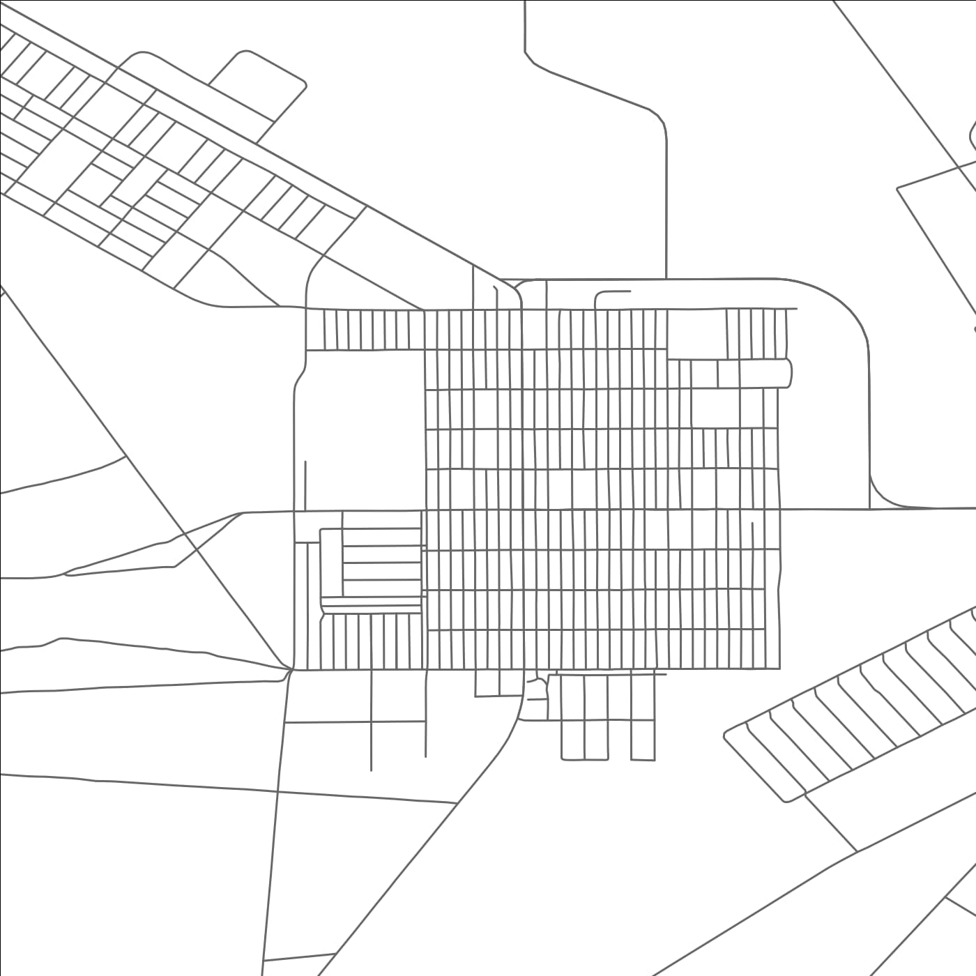 ROAD MAP OF HAWTHORNE, NEVADA BY MAPBAKES