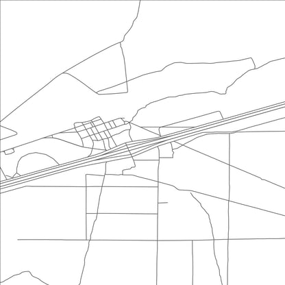 ROAD MAP OF IMLAY, NEVADA BY MAPBAKES