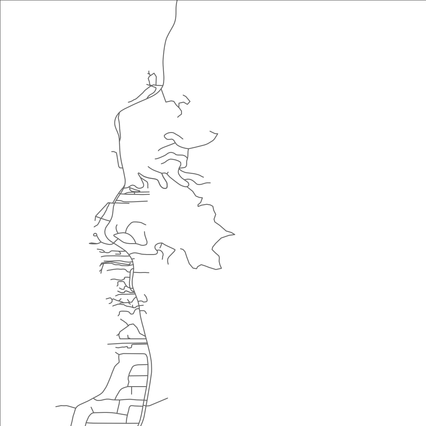 ROAD MAP OF LAKERIDGE, NEVADA BY MAPBAKES