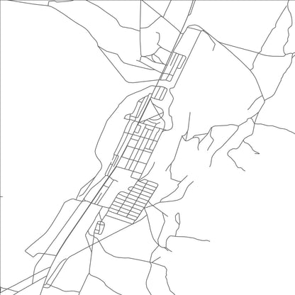 ROAD MAP OF MCGILL, NEVADA BY MAPBAKES