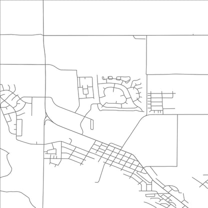 ROAD MAP OF MINDEN, NEVADA BY MAPBAKES