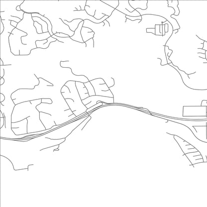 ROAD MAP OF MOGUL, NEVADA BY MAPBAKES