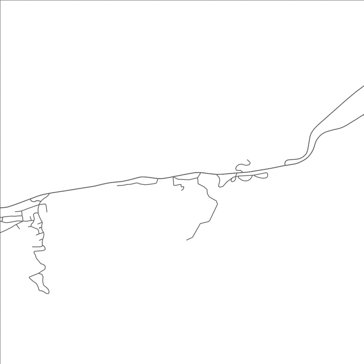 ROAD MAP OF MOUNT CHARLESTON, NEVADA BY MAPBAKES