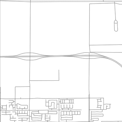 ROAD MAP OF NORTH LAS VEGAS, NEVADA BY MAPBAKES