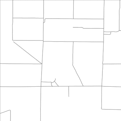 ROAD MAP OF OROVADA, NEVADA BY MAPBAKES