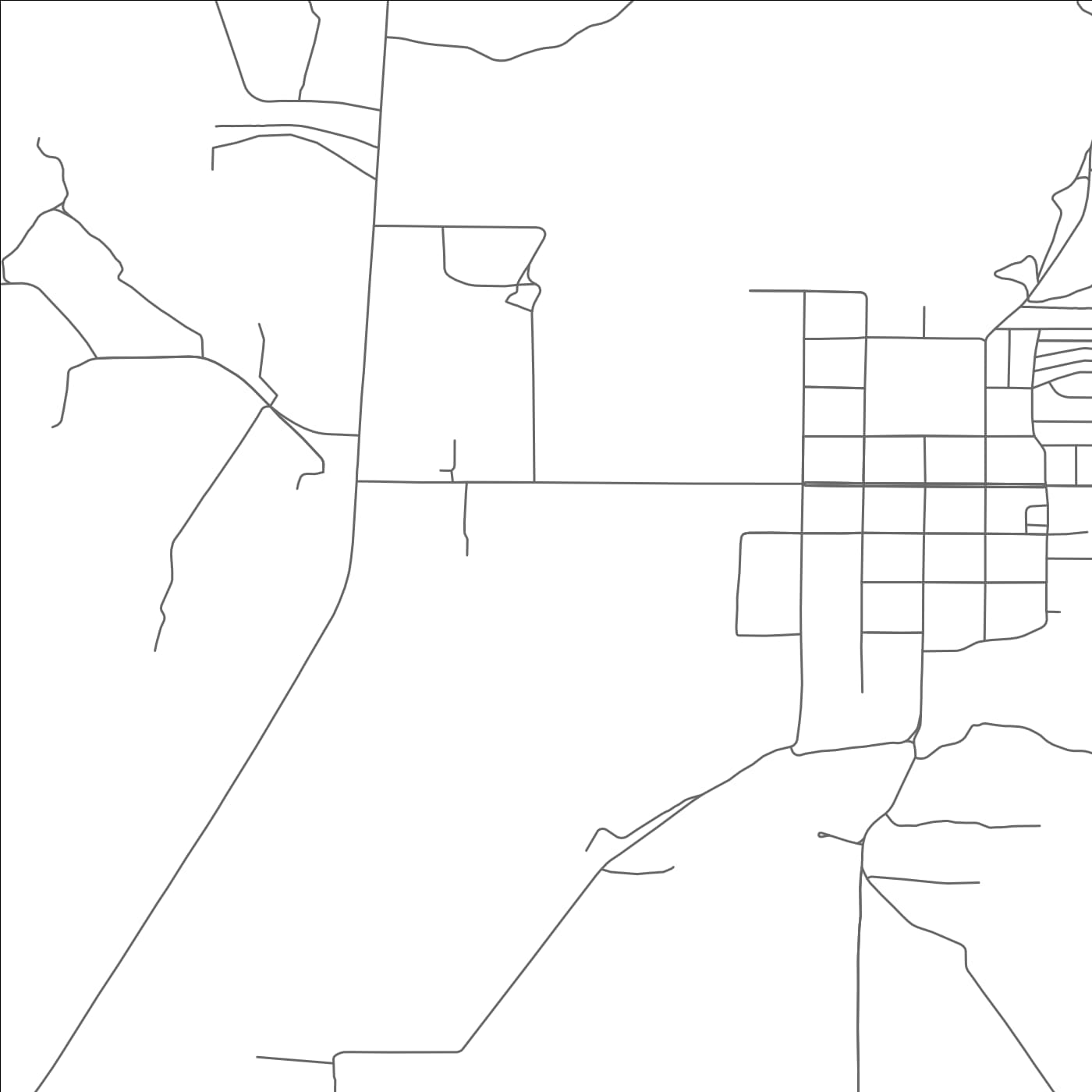 ROAD MAP OF PANACA, NEVADA BY MAPBAKES