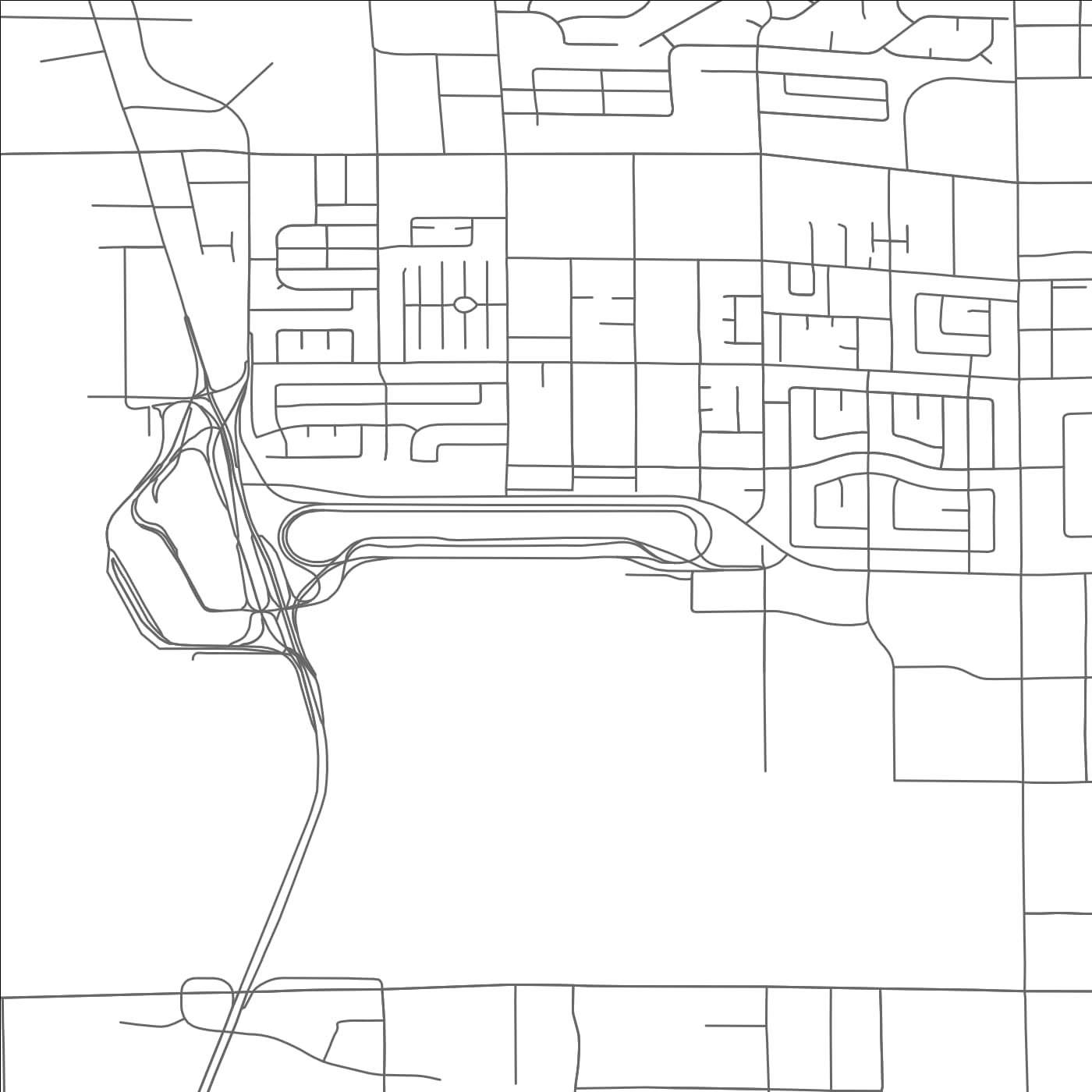 ROAD MAP OF PARADISE, NEVADA BY MAPBAKES