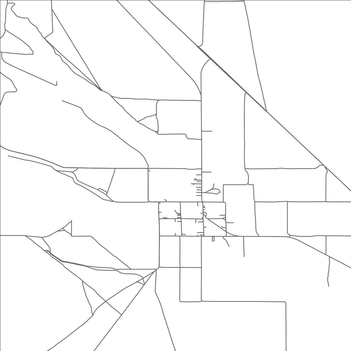 ROAD MAP OF PRESTON, NEVADA BY MAPBAKES