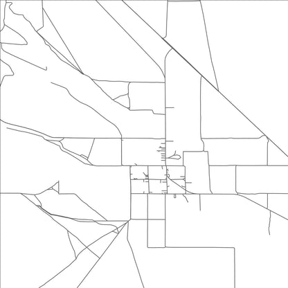 ROAD MAP OF PRESTON, NEVADA BY MAPBAKES
