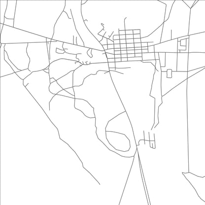 ROAD MAP OF SEARCHLIGHT, NEVADA BY MAPBAKES