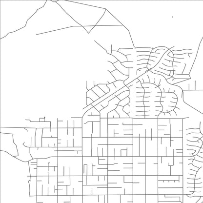 ROAD MAP OF SUN VALLEY, NEVADA BY MAPBAKES