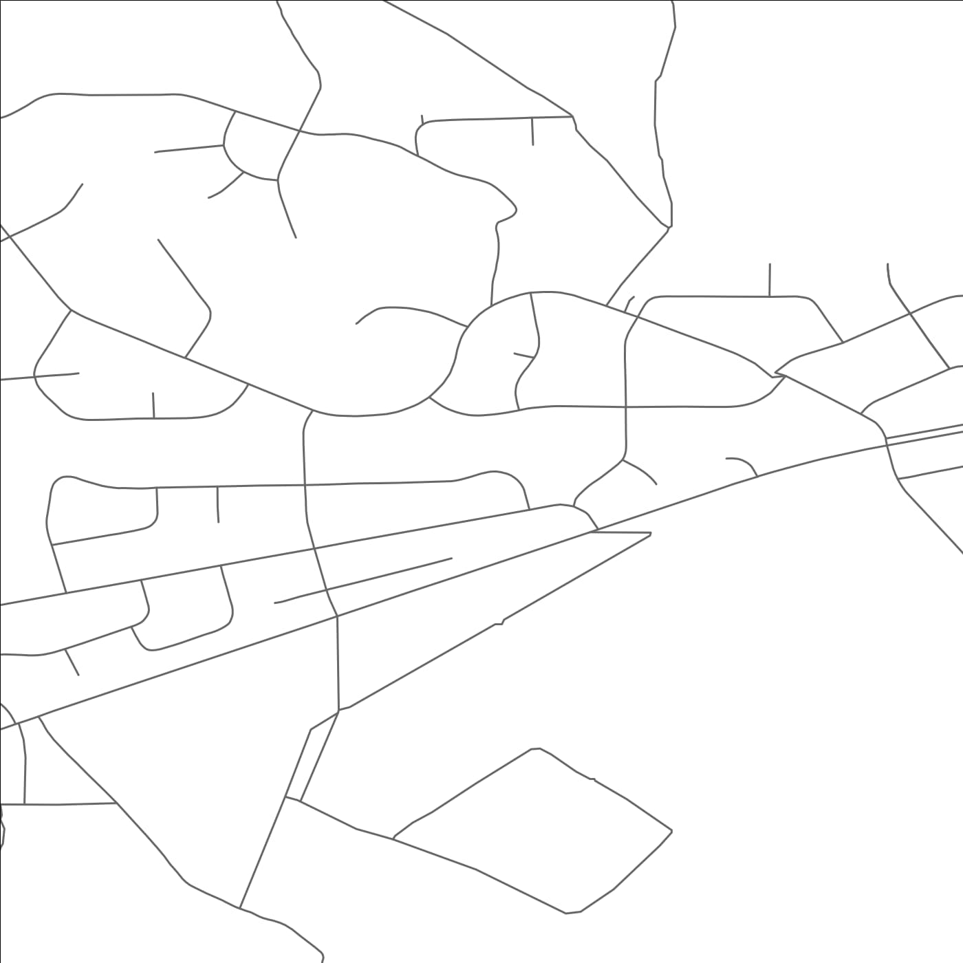 ROAD MAP OF TOPAZ RANCH ESTATES, NEVADA BY MAPBAKES