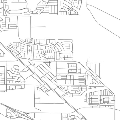 ROAD MAP OF WHITNEY, NEVADA BY MAPBAKES