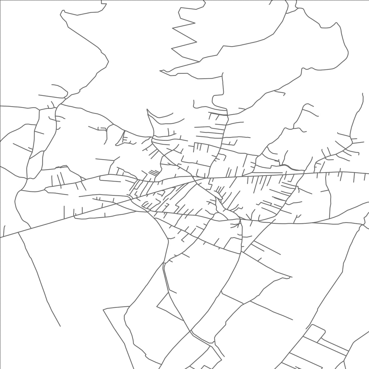 ROAD MAP OF ARACINOVO, NORTH MACEDONIA BY MAPBAKES