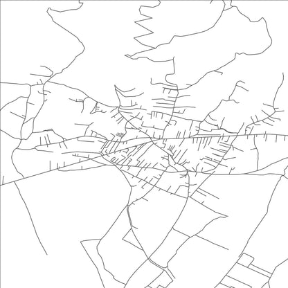 ROAD MAP OF ARACINOVO, NORTH MACEDONIA BY MAPBAKES