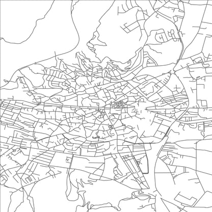 ROAD MAP OF BITOLA, NORTH MACEDONIA BY MAPBAKES