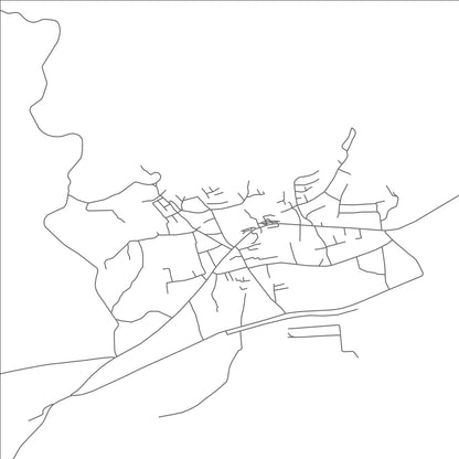 ROAD MAP OF BOGDANCI, NORTH MACEDONIA BY MAPBAKES