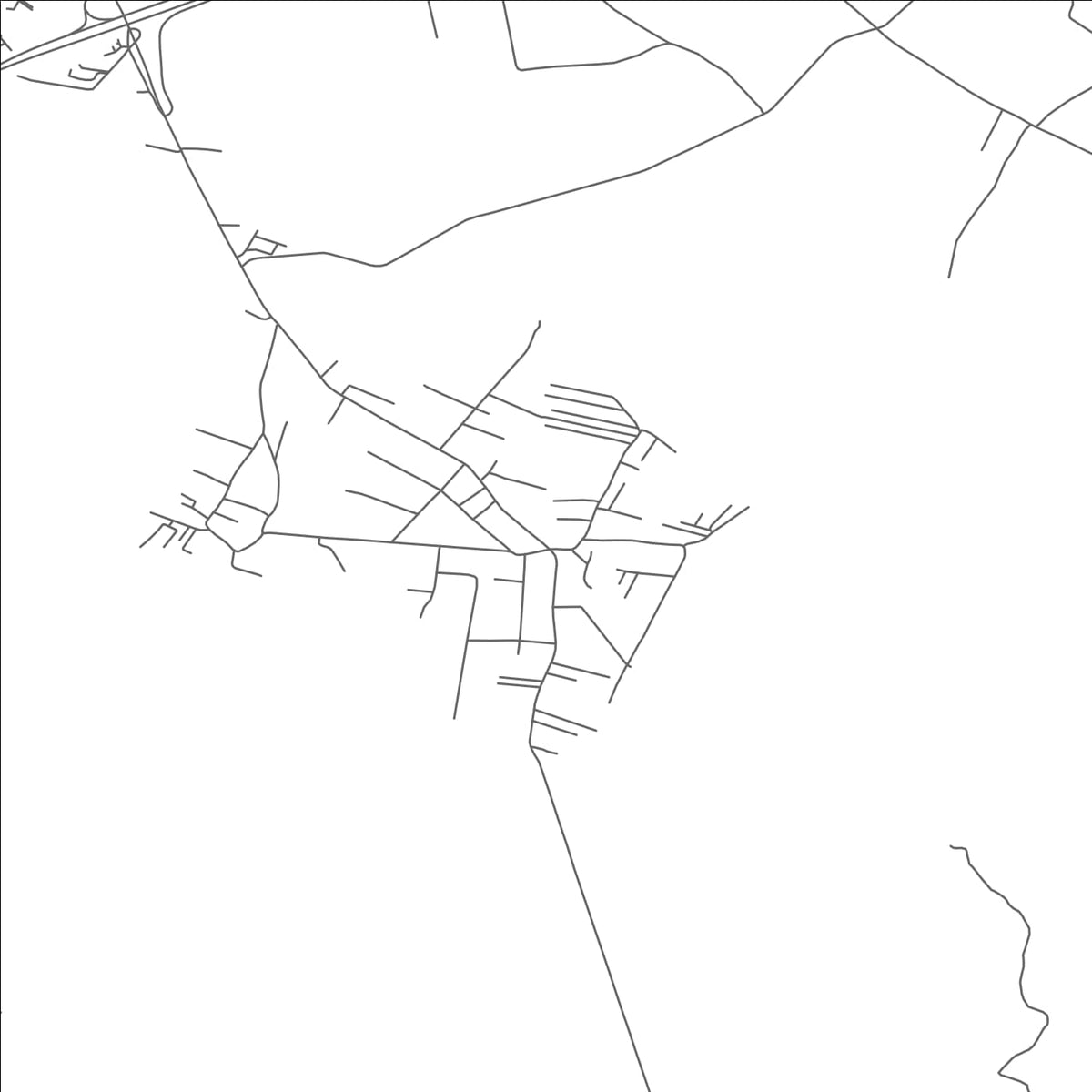ROAD MAP OF BRVENICA, NORTH MACEDONIA BY MAPBAKES