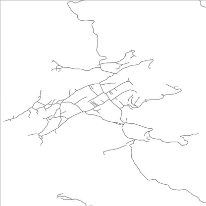 ROAD MAP OF CENTAR ZUPA, NORTH MACEDONIA BY MAPBAKES