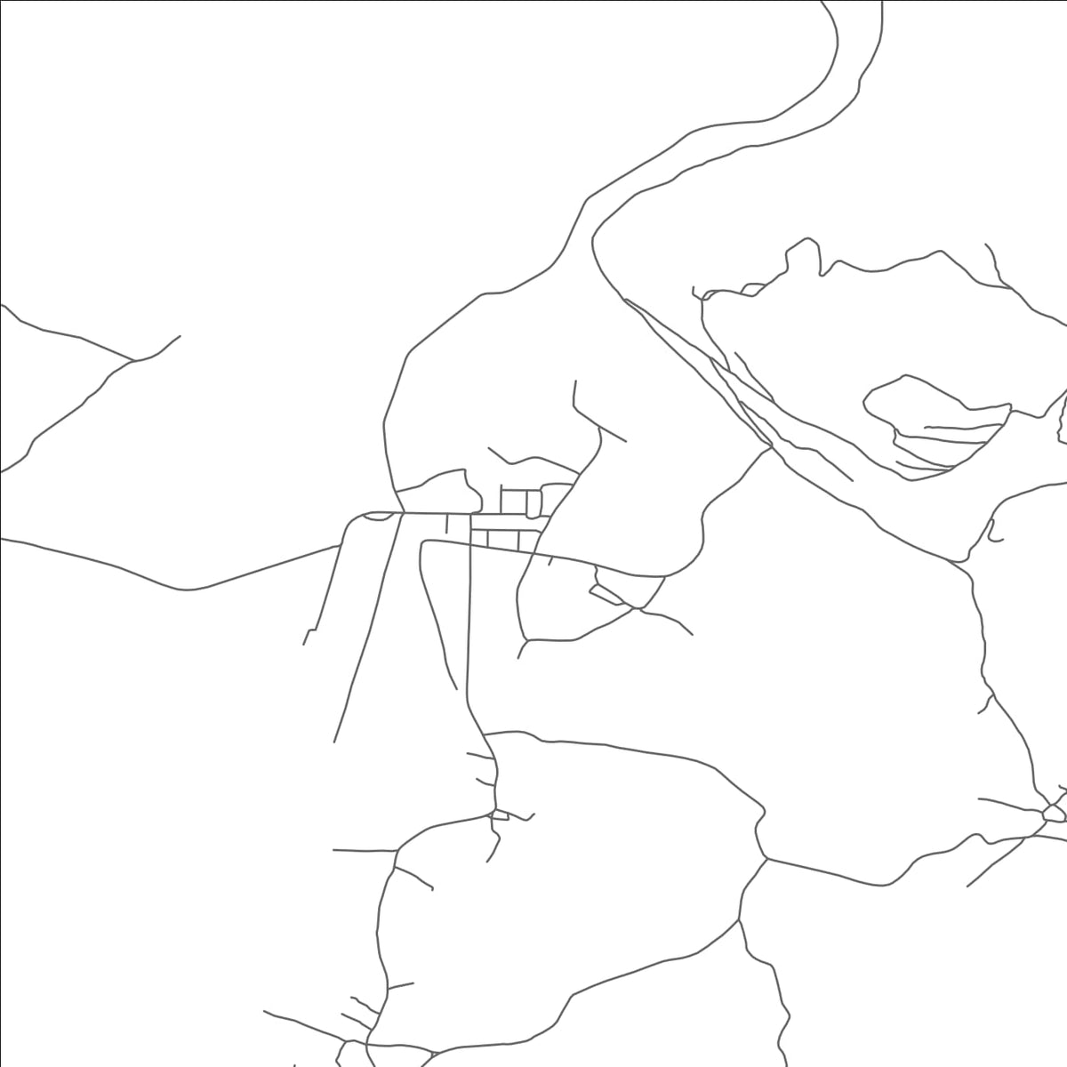 ROAD MAP OF JEGUNOVCE, NORTH MACEDONIA BY MAPBAKES
