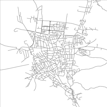 ROAD MAP OF KAVADARCI, NORTH MACEDONIA BY MAPBAKES