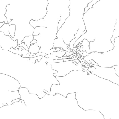 ROAD MAP OF KRATOVO, NORTH MACEDONIA BY MAPBAKES