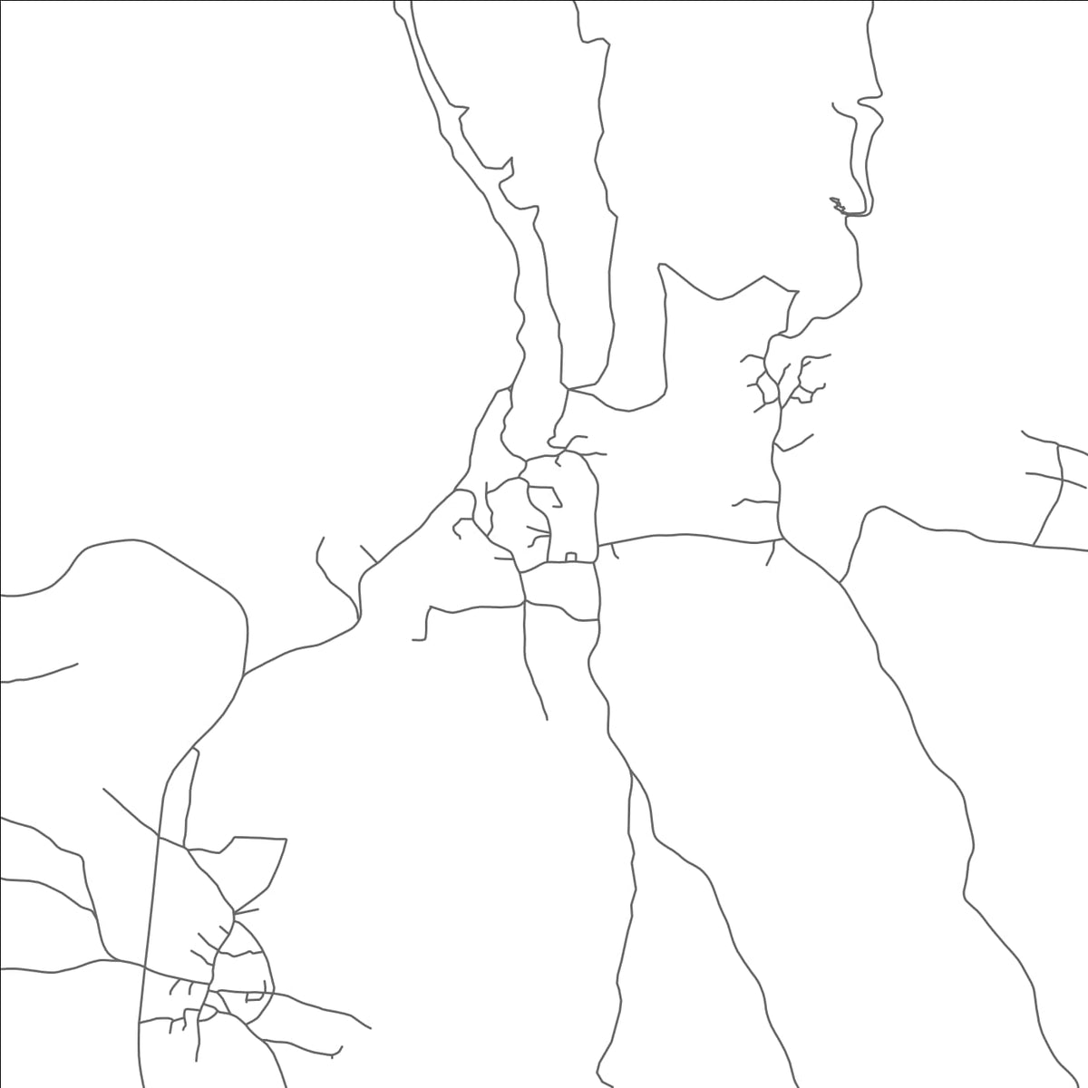 ROAD MAP OF KUCHEVISHTE, NORTH MACEDONIA BY MAPBAKES