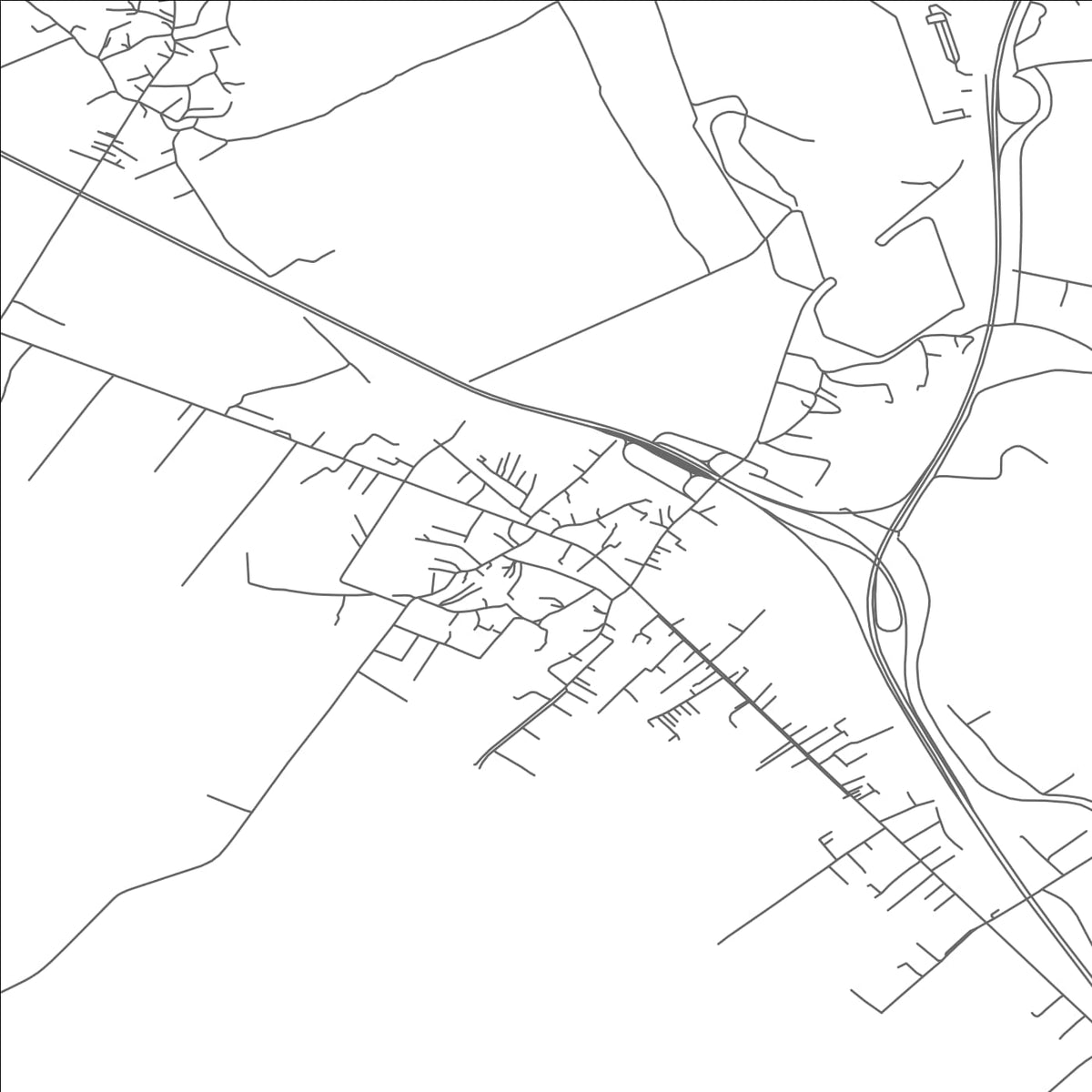 ROAD MAP OF PETROVEC, NORTH MACEDONIA BY MAPBAKES