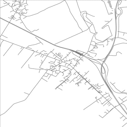 ROAD MAP OF PETROVEC, NORTH MACEDONIA BY MAPBAKES