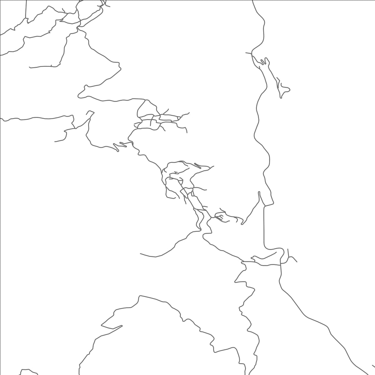 ROAD MAP OF ROSTUSHE, NORTH MACEDONIA BY MAPBAKES