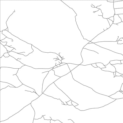 ROAD MAP OF STARO NAGORICHANE, NORTH MACEDONIA BY MAPBAKES