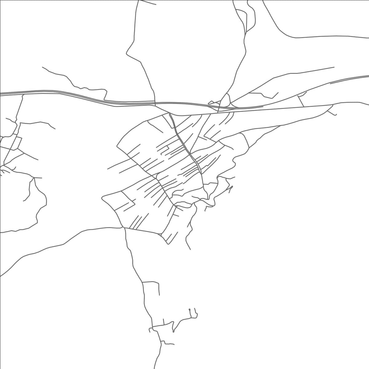 ROAD MAP OF ZELINO, NORTH MACEDONIA BY MAPBAKES
