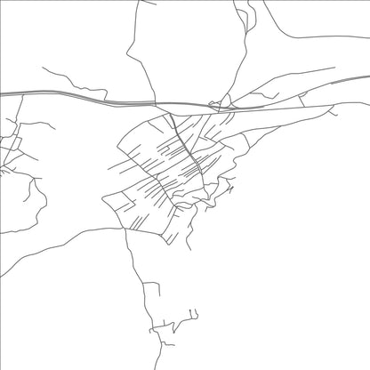 ROAD MAP OF ZELINO, NORTH MACEDONIA BY MAPBAKES