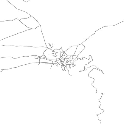 ROAD MAP OF ZRNOVCI, NORTH MACEDONIA BY MAPBAKES