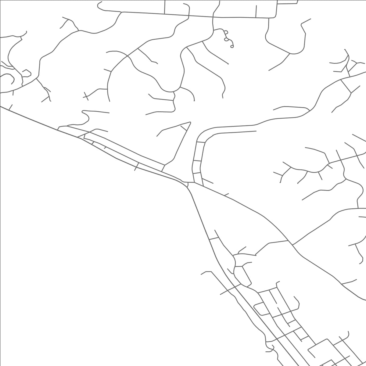 ROAD MAP OF ADDYSTON, OHIO BY MAPBAKES