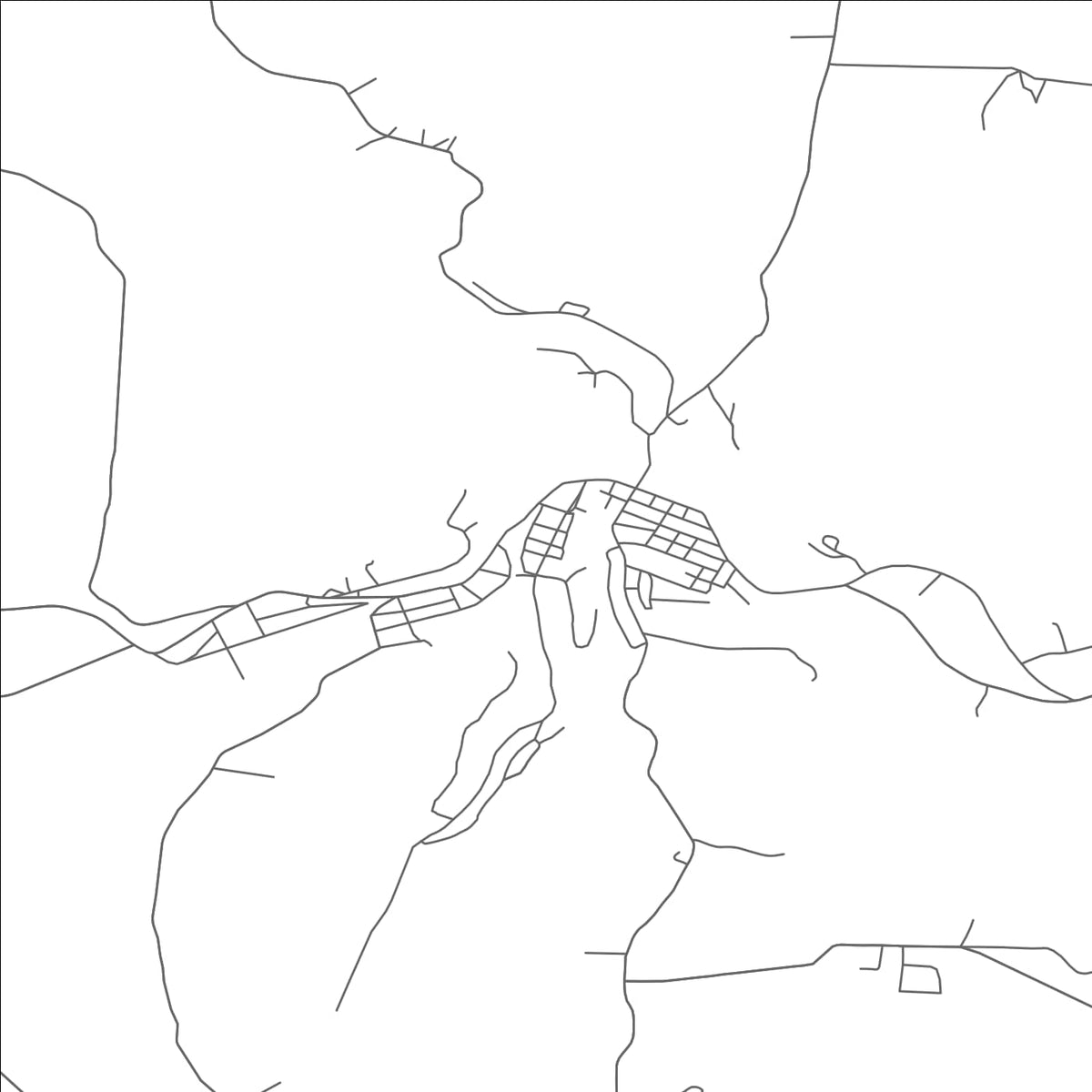 ROAD MAP OF ADENA, OHIO BY MAPBAKES