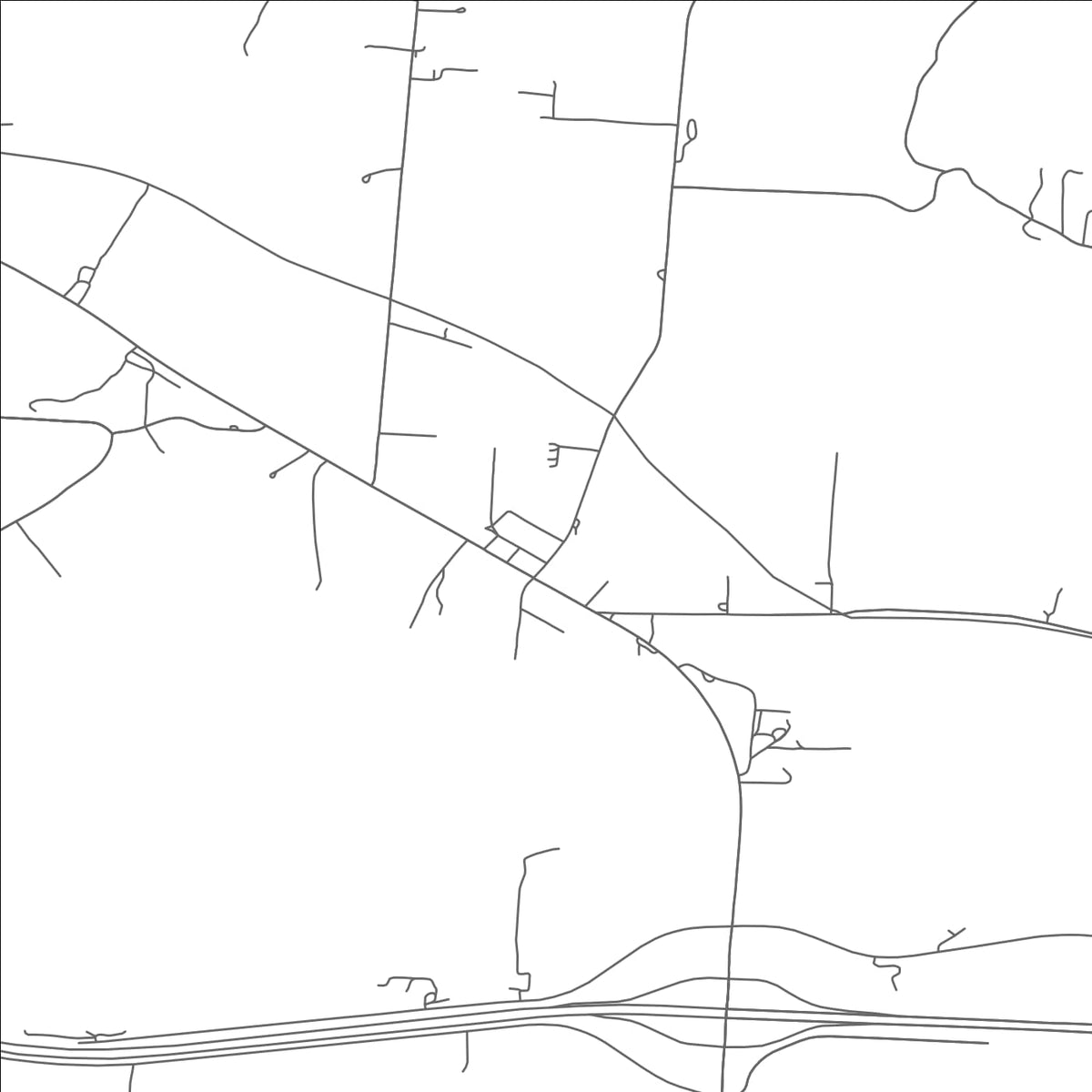 ROAD MAP OF ALEXANDRIA, OHIO BY MAPBAKES