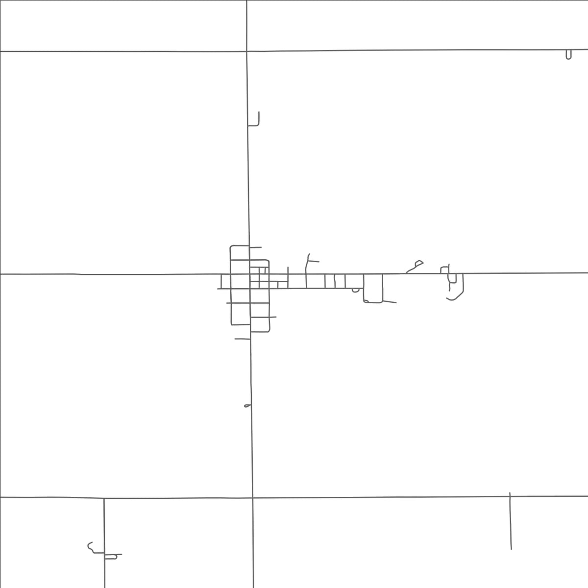 ROAD MAP OF ALVORDTON, OHIO BY MAPBAKES