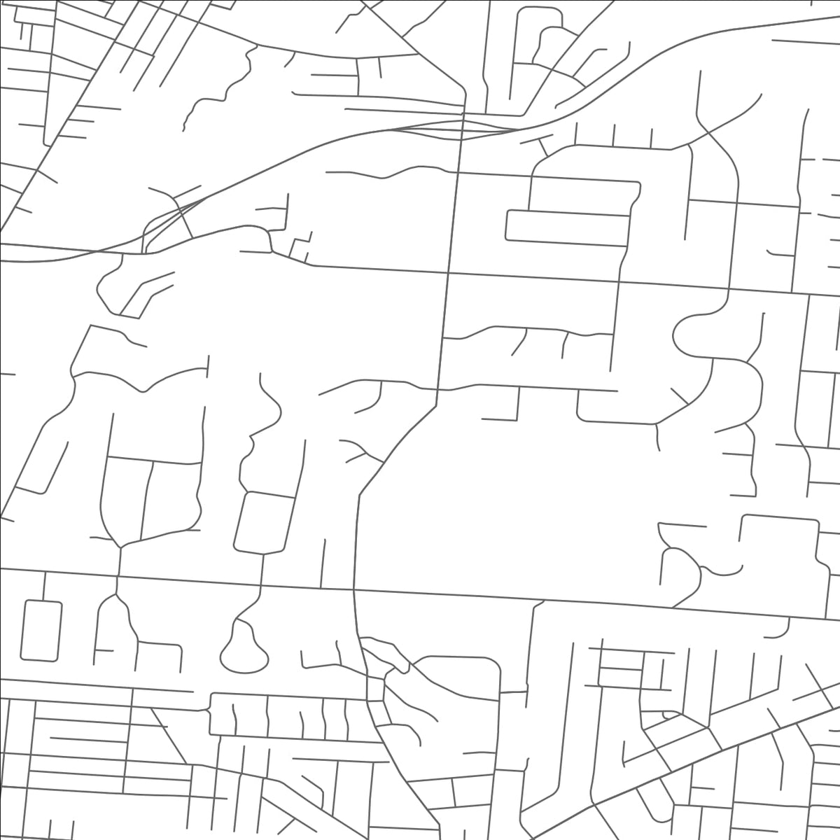 ROAD MAP OF AMBERLEY, OHIO BY MAPBAKES
