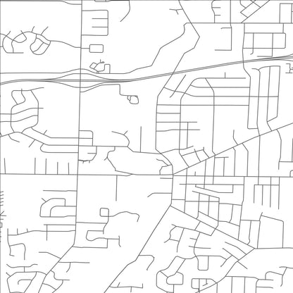 ROAD MAP OF AMHERST, OHIO BY MAPBAKES